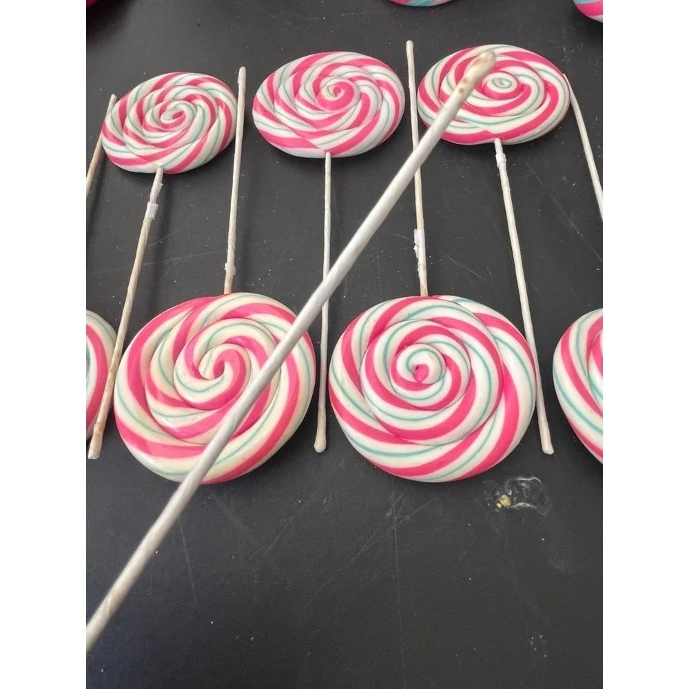 Colorful Candyland Candy Picks Christmas Tree Playful Photo Booth School Retro